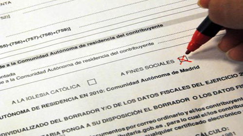 Casilla de fines sociales en la declaración de la renta