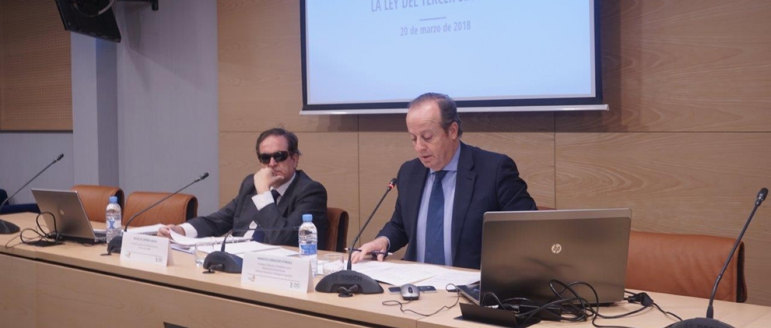 Sesión informativa sobre la Ley del Tercer Sector que ha organizado la Plataforma del Tercer Sector y el Consejo General de la Abogacía Española