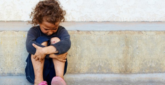 Niña llorando