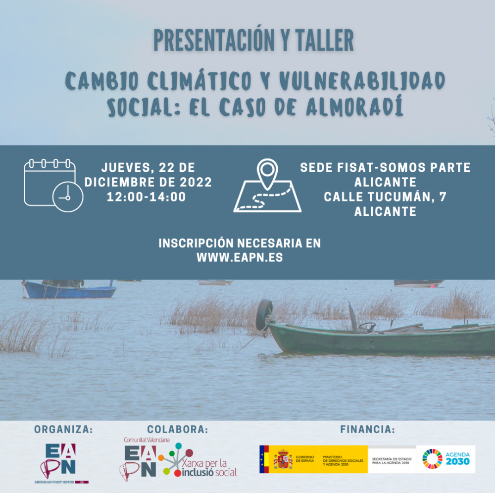 Presentación Informe y Taller: 'Cambio climático y vulnerabilidad social: el caso de Almoradí'